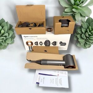 Dyson Supersonic Hair Dryer-Nickel/Copper, Fast Drying & Frizz Control, Open Box